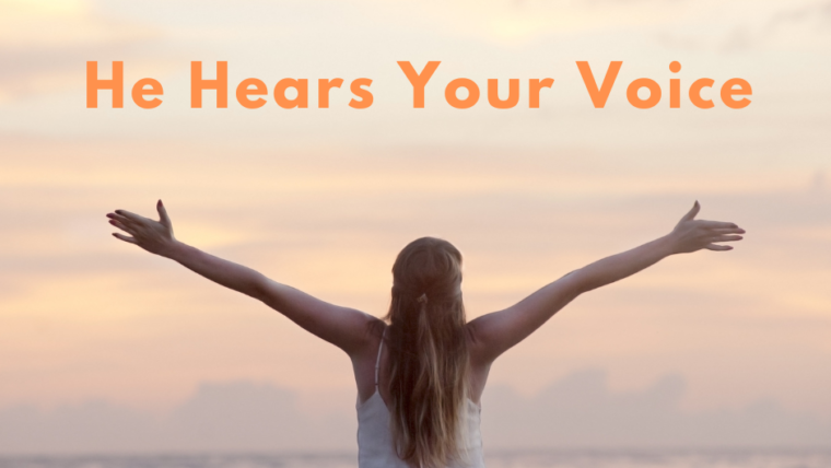 HE HEARS YOUR VOICE