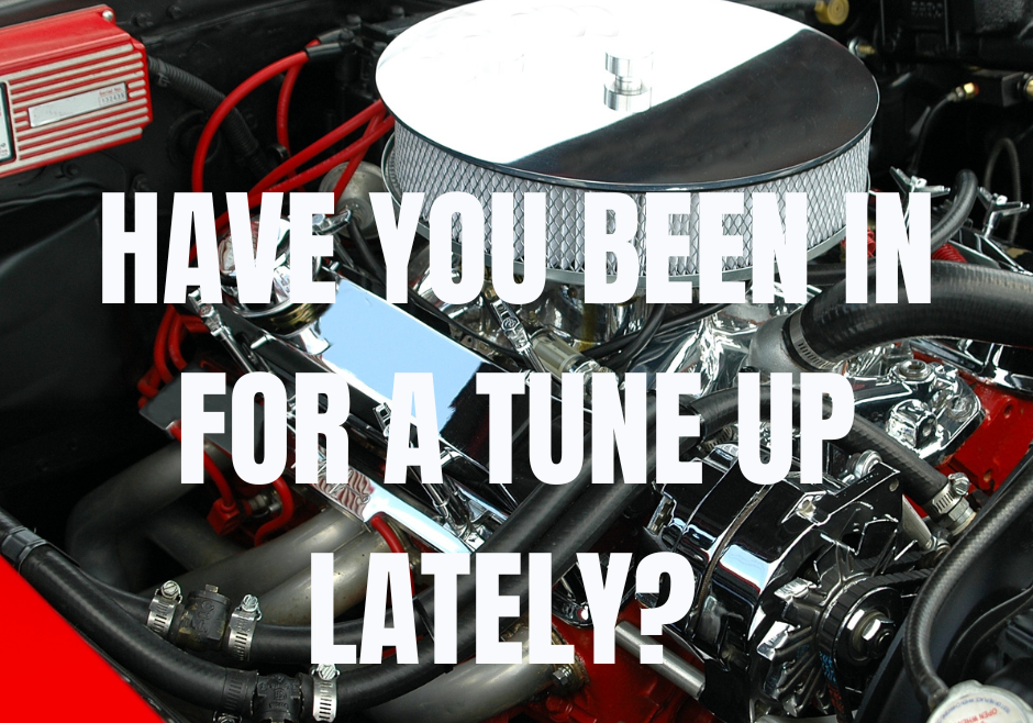 HAVE YOU BEEN IN FOR A TUNE UP LATELY